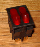 Dual Illuminated SPDT Rocker Switch - Part # A31D