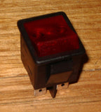 Swann 15Amp Red Illuminated DPST Rocker Switch - Part # A31F