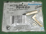Amphenol 6.3mm Stereo Rightangled Phone Plug - Part # PD1460, ACPS-RN-AU
