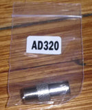 Video Adaptor - F-Connector Socket to PAL Coaxial Plug - Part # AD320