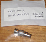 Video Adaptor - PAL Coaxial Plug to RCA Socket - Part # AD513