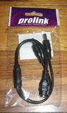 DC Plug Splitter Lead - 2.5mm DC Socket to 2 X 2.5mm DC Plug - Part # ADC225