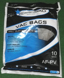 PacVac SuperPro 700, Duo 700 Backpack Vacuum Bags (Pkt10) - Part # AF-PV