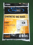New Type Synthetic Vacuum Cleaner Bags for Kirby Sentria (Pkt 3) Part # AF1068S