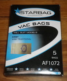 Kirby Tradition, Traditional Vacuum Cleaner Bags (Pkt 5) - Part # AF1072