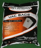 Ghibli, Pullman, Hako, Cleanstar Synthetic Vacuum Cleaner Bags - Part # AF1086S