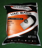 Taski Vento 8 & 15, Bora Synthetic Vacuum Cleaner Bags (Pkt 10) - Part # AF1093S