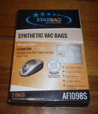 Cleanstar Platinum V436 Synthetic Vacuum Bags (Pkt 5) - Part # AF1098S