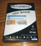 AEG Compact 400 Series Vacuum Cleaner Bags (Pkt 5) - Part # AF150