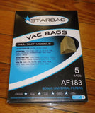 Electrolux Z1600 / Volta U400 Series, Eureka Vacuum Cleaner Bags - Part # AF183