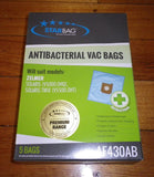 Zelmer V5000, V5500 Solaris Synthetic Antibacterial Vac Bags - Part # AF430AB
