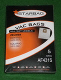 Zelmer Odyssey V450.0ST, Aquario V819.5SK Synthetic Vac Bags - Part # AF431S