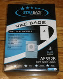 Ducted System Blue Vacuum Cleaner Disposable Bags (Pkt 3) - Part # AF552B