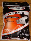 Hako Supervac D5 Compatible Synthetic Vacuum Cleaner Bags. Part # AF928S