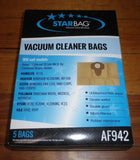 Homelite, Hoover, Ozito, Pullman, Ryobi, Vax Vacuum Cleaner Bags (Pkt 5) - Part # AF942