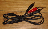 Audio Lead - 3.5mm Plug - 2 X RCA Plugs 1.2m - Part # AL640