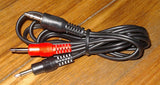 Audio Lead - 2 X 3.5mm Plugs to 1 X St 3.5mm Plug - Part # AL724