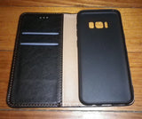 Samsung Galaxy S8 Soft Leather Flip Open Wallet Case - Part # ALC6920-122