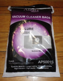 Allure V5001 Synthetic Vacuum Bags (Pkt 5) - Part # AP5001S, SP032