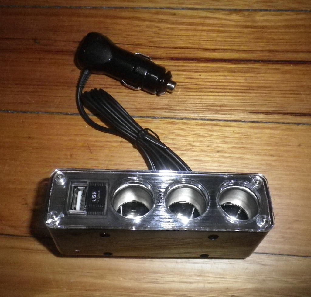 AerPro Triple Car Accessory Socket Adaptor with USB Port - Part # APL3 ...