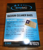 Starbag Vac Bags for Sebo, Kleenmaid, VersaMatic Pkt10 - Part # AF1029