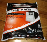 ShopVac 20ltr & 30ltr Synthetic Vacuum Cleaner Bags (Pkt 5) - Part # AF510S