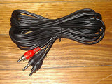 Audio Lead - 3.5mm St Plug to 2 X RCA Plugs 5mt - Part # AL659