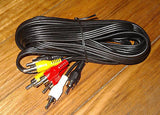 Audio Lead - 4 X RCA Plugs to 4 X RCA Plugs - Part # AL618