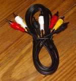 Audio Lead - 4 X RCA Plugs to 4 X RCA Plugs - Part # AL616