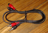 Audio Lead - 2 X RCA Plugs to 2 X RCA Sockets - Part # AL628