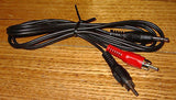 Audio Lead - 3.5mm Plug - 2 X RCA Plugs 1.2m - Part # AL644