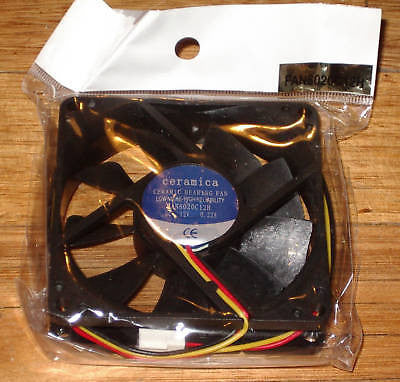 80mm X 20mm Computer Case, Power Supply Cooling Fan - Part # FAN8020C12H