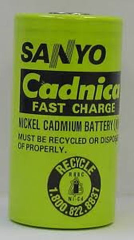 Nickel Cadmium Sub-C 1300mAh Fast Charge Rechargable Battery - Part # CAD345