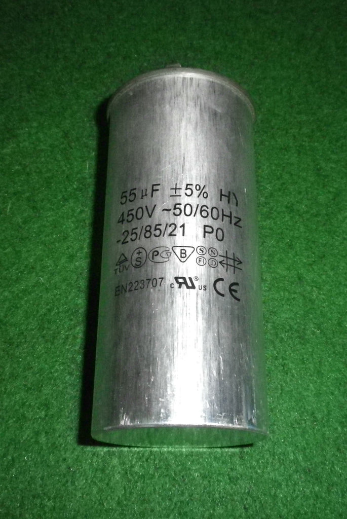 55uF 450Volt Motor Start/Run Capacitor - Aluminium Can Type - Part # C ...