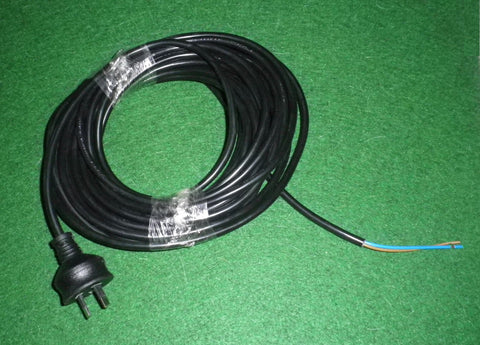 Universal Vacuum Round 2Wire Mains Power Cord & Plug 10mtr - part # CR10-2