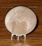 3Volt Vertical Lithium Battery with Solder Tags - Part # CR2430RV-LF