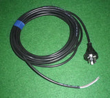 Universal Vacuum Round 2Wire Mains Power Cord & Plug 7.5mtr - part # CR7.5-2