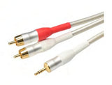 3.0 metre High Quality 2 x RCA Plugs to Stereo 3.5mm Audio Lead - Part # CXS1452
