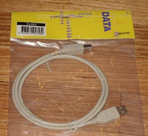 Computer Lead - USB-A Male to USB-B Male - Short Printer Cable - 1mtr # CL920