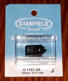 Sharp STY129, STY133 Compatible Turntable Stylus - Stanfield Part # D1181SR
