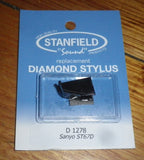 Sanyo ST66D, ST67D Compatible Turntable Stylus - Stanfield Part # D1278SR