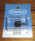 Shure N77 Compatible Turntable Stylus - Stanfield Part # D326SR