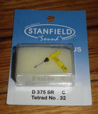 Tetrad No. 32 Compatible Turntable Stylus. - Soundring Part No. D375SR