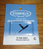Garrard GCS35, Sonotone GDS1, HMV HV30D Compatible Turntable Stylus - Part # D445SR2