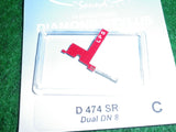Dual DN6, DN8 Compatible Turntable Stylus. - Part No. D474SR
