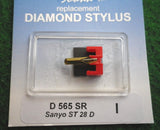 Sanyo ST28D Compatible Turntable Stylus - Part # D565SR