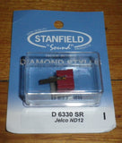 Jelco ND12, CEC-CDC MC8S Compatible Turntable Stylus - Stanfield # D6330SR