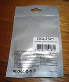 DC Plug Adaptor Lead - 2.5mm DC Plug to 2.1mm DC Socket 15cm - Part # DCL2521