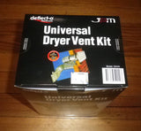 Deflecto Universal Dryer Vent Kit with Hose suits Simpson, Electrolux, F&P - Part # DK4W