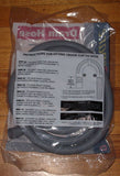 Universal 2.5mtr Dishwasher Outlet Hose with Rightangled End. - Part # DWH046